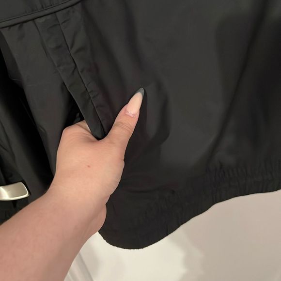 White Fox Boutique X Sarah’s Day Black Windbreaker Jacket - Picture 6 of 9